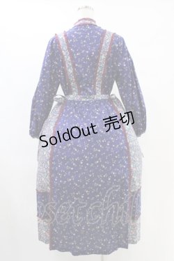 画像2: Jane Marple / Demi & Birdsongアガサドレス M ネイビー×ネイビー×ワイン H-25-09-28-1013-JM-OP-KB-ZH