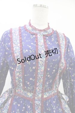 画像4: Jane Marple / Demi & Birdsongアガサドレス M ネイビー×ネイビー×ワイン H-25-09-28-1013-JM-OP-KB-ZH