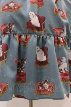 画像5: Melody BasKet / Cats castleレースヨークワンピース M ブルーグリーン H-25-09-28-1016-LO-OP-KB-ZH