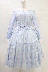 Melody BasKet / ナイチンゲールワンピース  サックス H-25-09-28-1017-LO-OP-KB-ZH