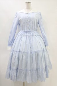 Melody BasKet / ナイチンゲールワンピース  サックス H-25-09-28-1017-LO-OP-KB-ZH