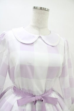 画像4: Emily Temple cute / Emilyブロックチェックワンピース  パープル H-25-09-28-1018-ET-OP-KB-ZH