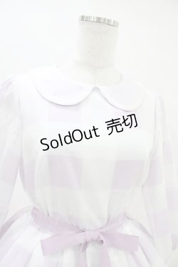 画像4: Emily Temple cute / Emilyブロックチェックワンピース  パープル H-25-09-28-1018-ET-OP-KB-ZT1129H