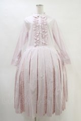 Jane Marple Dans Le Salon / ストライプとD’anjo coastのシャツドレス  ピンクミックス H-25-09-28-1019-JM-OP-KB-ZH