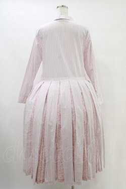 画像2: Jane Marple Dans Le Salon / ストライプとD’anjo coastのシャツドレス  ピンクミックス H-25-09-28-1019-JM-OP-KB-ZH