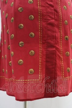 画像5: Jane Marple Dans Le Salon / Granny’s buttonsクロスカラードレス  ローズ×ライトベージュ H-25-09-28-1022-JM-OP-KB-ZH