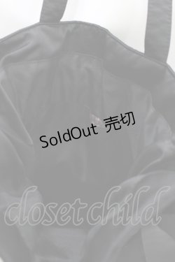 画像3: Maison de FLEUR / Maison de FLEUR×mezzo piano junior/ベリエちゃん ダブルリボントートバッグ  ブラック H-25-09-28-056-LO-BG-NS-ZH