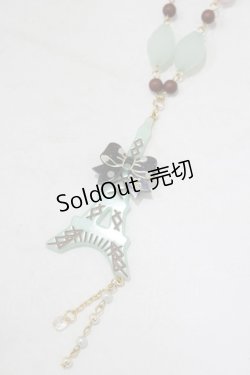 画像1: Angelic Pretty / Promenade de Parisネックレス  ミント H-25-09-28-063-AP-AC-NS-ZH
