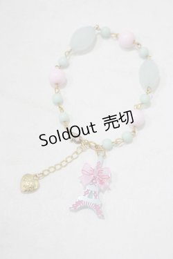 画像1: Angelic Pretty / Promenade de Parisブレスレット  ミント H-25-09-28-064-AP-AC-NS-ZH
