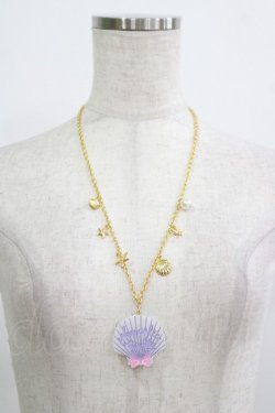 画像2: Angelic Pretty / Jewelシェルネックレス  ラベンダー H-25-09-28-070-AP-AC-NS-ZH