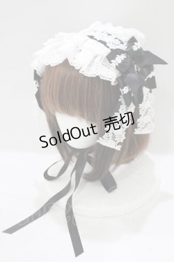 画像1: BABY,THE STARS SHINE BRIGHT / Serenaヘッドドレス  ブラック H-25-09-28-076-BA-AC-NS-ZH