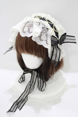 画像1: BABY,THE STARS SHINE BRIGHT / ミカエルの祝福ヘッドドレス  ブラック H-25-09-28-077-BA-AC-NS-ZH