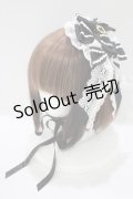 BABY,THE STARS SHINE BRIGHT / confiserieヘッドドレス  ブラック/オフ白 H-25-09-28-078-BA-AC-NS-ZH