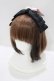 画像1: m petit by misako / NINA'sコラボ AM*NIリボンカチューシャ  ブラック H-25-09-28-079-LO-AC-NS-ZH (1)