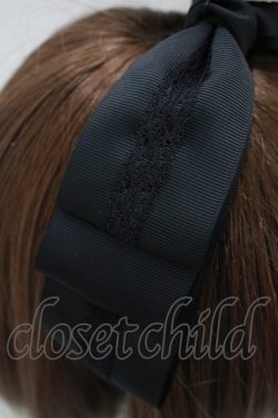 画像2: m petit by misako / NINA'sコラボ AM*NIリボンカチューシャ  ブラック H-25-09-28-079-LO-AC-NS-ZH