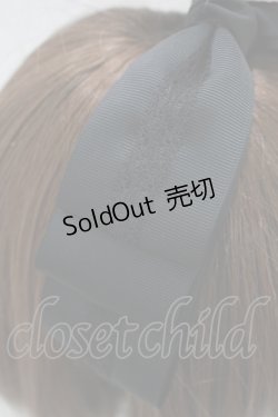 画像2: m petit by misako / NINA'sコラボ AM*NIリボンカチューシャ  ブラック H-25-09-28-079-LO-AC-NS-ZH
