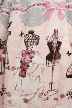 画像4: metamorphose / Lace up dollヨーク切替ジャンパースカート Free ピンク H-25-09-28-006-ME-OP-NS-ZH