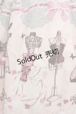 画像4: metamorphose / Lace up dollヨーク切替ジャンパースカート Free ピンク H-25-09-28-006-ME-OP-NS-ZH