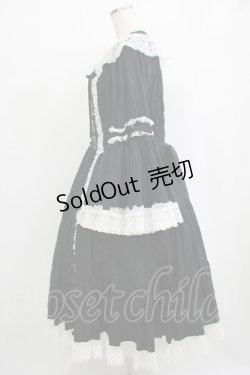 画像3: metamorphose / 【プラスサイズ】無地ラッセルレース姫袖ワンピース プラスサイズ ブラック/オフ白 H-25-09-28-001-ME-OP-NS-ZH