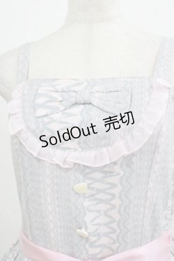 画像5: metamorphose / Lace up dollヨーク切替ジャンパースカート Free ピンク H-25-09-28-006-ME-OP-NS-ZH