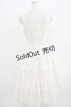 画像3: forest song（海外ロリータブランド） / Teresaジャンパースカート S 生成り H-25-09-28-007-LO-OP-NS-ZH