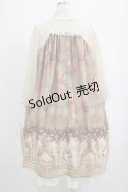 画像3: ALICE and the PIRATES / 天使の棲む森柄ワンピース Free 生成り H-25-09-28-011-PA-OP-NS-ZH