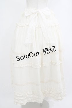 画像3: with PUJI（海外ロリータブランド） / エプロンスカート Free アイボリー H-25-09-28-012-PU-SK-NS-ZH