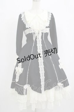 画像1: BABY,THE STARS SHINE BRIGHT / Maria de la Croixワンピース Free ブラック H-25-09-28-002-BA-OP-NS-ZH