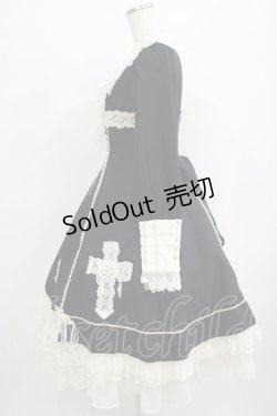 画像2: BABY,THE STARS SHINE BRIGHT / Maria de la Croixワンピース Free ブラック H-25-09-28-002-BA-OP-NS-ZH