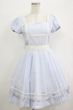 画像1: Secret Honey / ティータイムワンピース（Alice in Wonderland ver.） Free サックス H-25-09-29-028-CA-OP-NS-ZH
