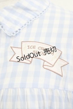 画像5: axes femme kawaii / 刺繍ティアードシャツワンピ M サックス H-25-09-29-029-AX-OP-NS-ZH