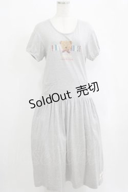 画像1: PINK HOUSE / カットソーワンピース Free グレー H-25-09-29-031-LO-OP-NS-ZH