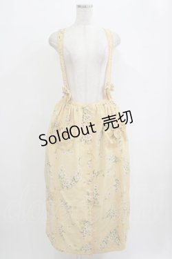 画像1: PINK HOUSE / サスペンダースカート Free イエロー H-25-09-29-033-LO-SK-NS-ZH