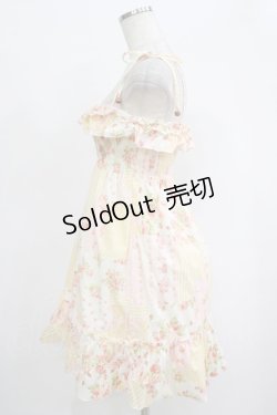 画像2: LIZ LISA / シャーリングワンピース Free ピンク/イエロー H-25-09-29-034-LO-OP-NS-ZH