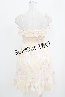 画像3: LIZ LISA / シャーリングワンピース Free ピンク/イエロー H-25-09-29-034-LO-OP-NS-ZH