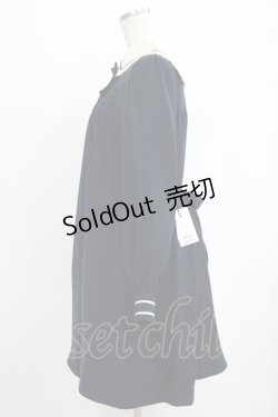 画像2: Innocent World / 丸衿セーラーワンピース Free ネイビー H-25-09-29-035-IW-OP-NS-ZH