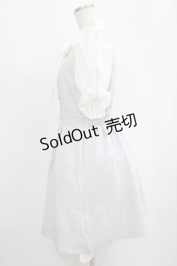 画像2: DearMyLove / ボウタイレイヤードパフワンピース M グレー H-25-09-29-036-EL-OP-NS-ZH