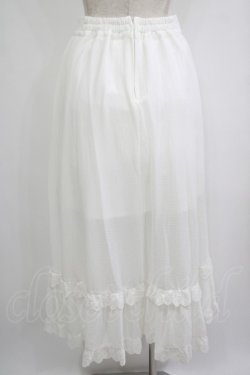 画像3: Honey Cinnamon / スリットリボンサス付きスカート Free White H-25-09-29-037-LO-SK-NS-ZH