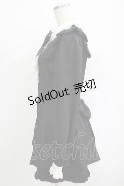 画像2: Secret Honey / アクセサリーリボンレースフリルセットアップ Free ブラック H-25-09-29-042-CA-OP-NS-ZH