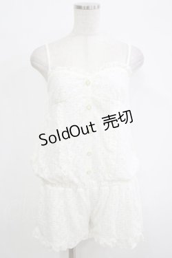 画像1: LIZ LISA / レースコンビネゾン Free オフ H-25-09-29-043-LO-OP-NS-ZH