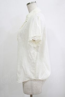 画像2: axes femme / スカラップブラウス M オフ H-25-09-29-044-AX-BL-NS-ZH