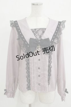 画像1: MA*RS / リボン付きハートレースセーラー Free ピンク H-25-09-29-045-EL-BL-NS-ZH