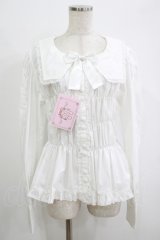 metamorphose / 【プラスサイズ】スクエアカラー2WAYブラウス プラスサイズ オフ白 H-25-09-29-048-ME-BL-NS-ZH