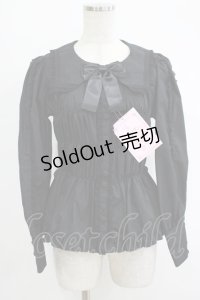 metamorphose / スクエアカラー2WAYブラウス サイズ1 ブラック H-25-09-29-049-ME-BL-NS-ZH