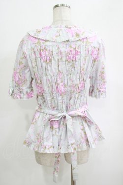 画像3: metamorphose / 【プラスサイズ】シャーロットスクエアあき半袖ブラウス プラスサイズ ミント H-25-09-29-050-ME-BL-NS-ZH