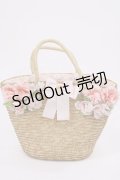BABY,THE STARS SHINE BRIGHT / Le bouquetかごバッグ  ピンク H-25-09-29-1032-BA-BG-NS-ZH