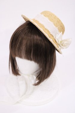画像1: BABY,THE STARS SHINE BRIGHT / 麦わらミニハット  ナチュラル H-25-09-29-1033-BA-AC-NS-ZH