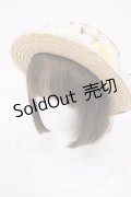 Angelic Pretty / RoseチュールストローHat  ナチュラル H-25-09-29-1036-AP-AC-NS-ZH