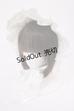 画像1: Angelic Pretty / スカラップハーフボンネット  オフ H-25-09-29-1038-AP-AC-NS-ZH