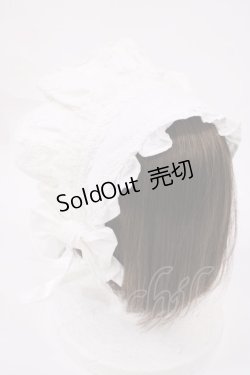 画像2: Angelic Pretty / スカラップハーフボンネット  オフ H-25-09-29-1038-AP-AC-NS-ZH